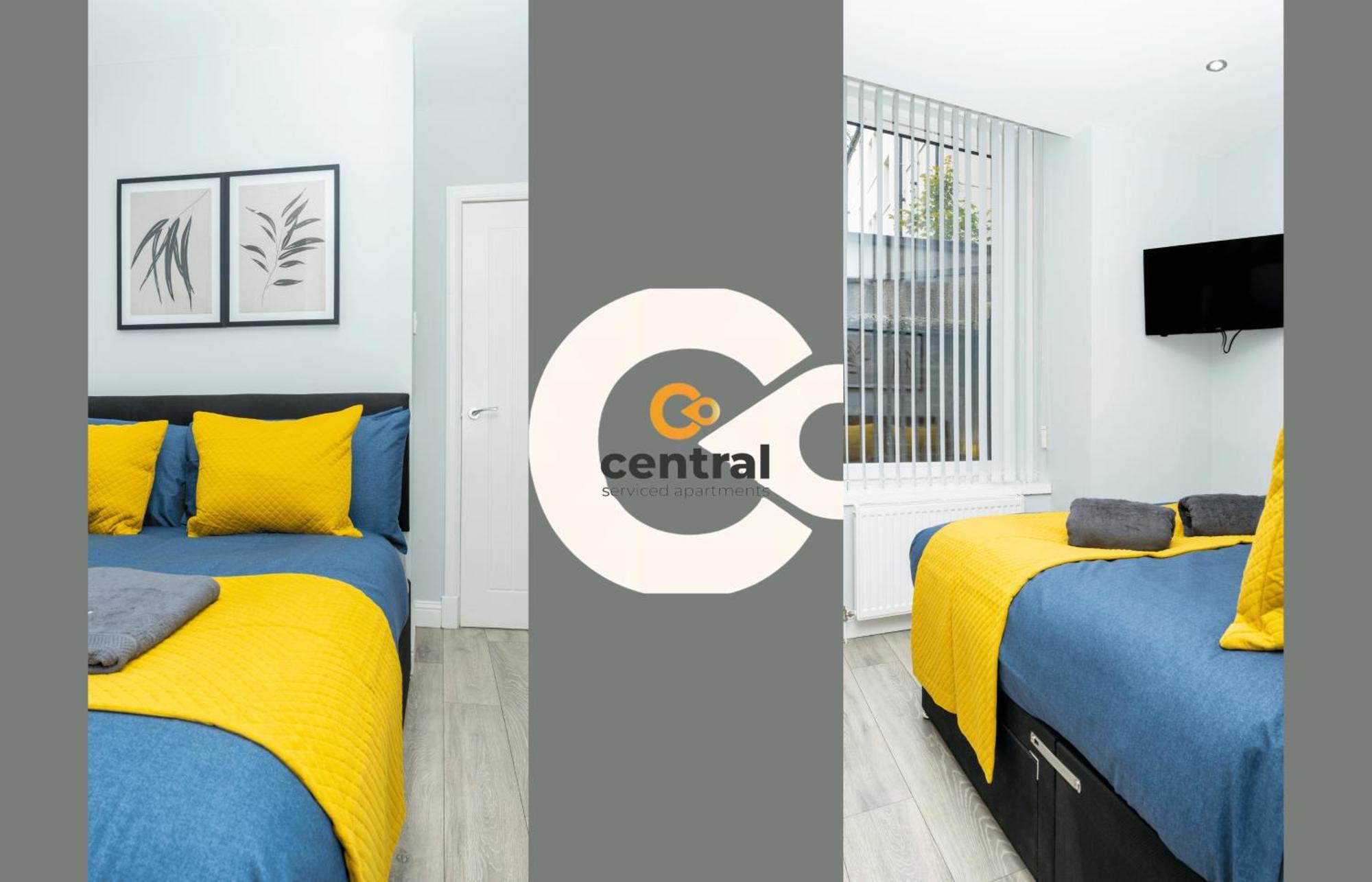 Central Serviced Apartments - 2 Bedroom - Ground Floor - Monthly & Weekly Bookings Welcome - Free Street Parking - 2 Double Beds - Wifi - Smart Tvs In Rooms - Fully Equipped - Heating 24-7 - Contractor & Short Stay Favourite Dundee Exterior photo